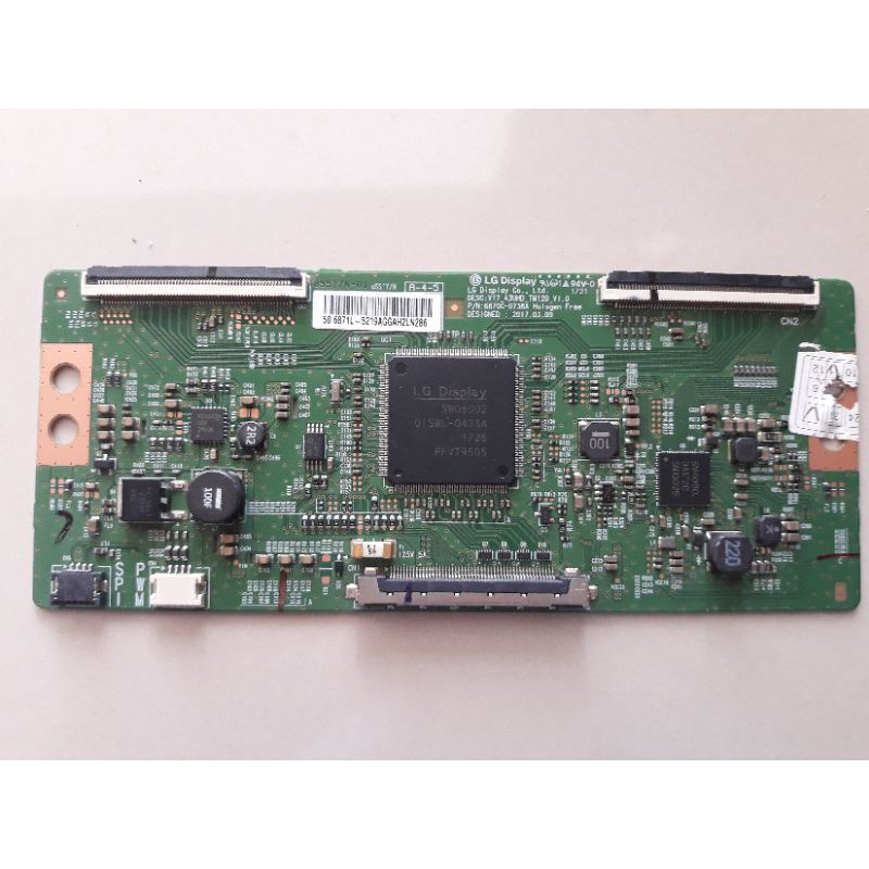 TICON-BOARD LOGIC LG DISPLY DESC V17 43UHD TM120_V1.0 PN 6870C-0738A PHILIPS 50PUT6002