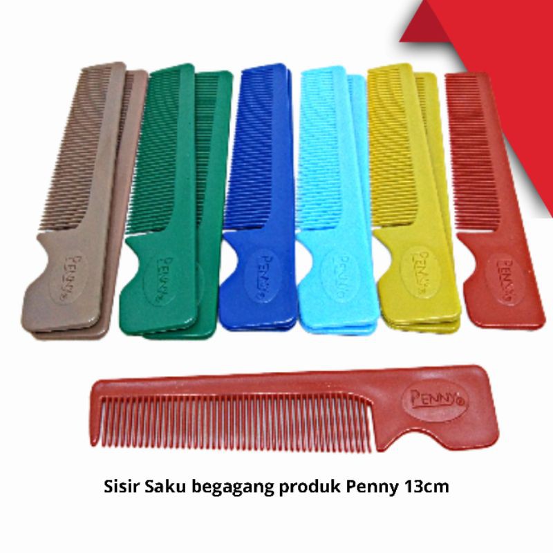 Sisir Saku Pria (12pcs)Bergagang Produk Penny Grosir