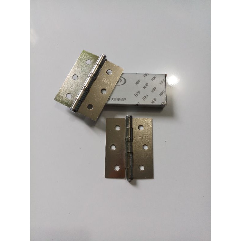 Engsel plat 3&quot; Putih dan Kuning atau Engsel jendela