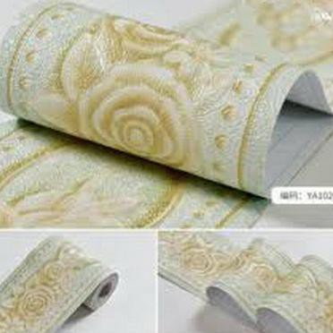 Premium wall border sticker wallpaper dinding list timbul texture 12