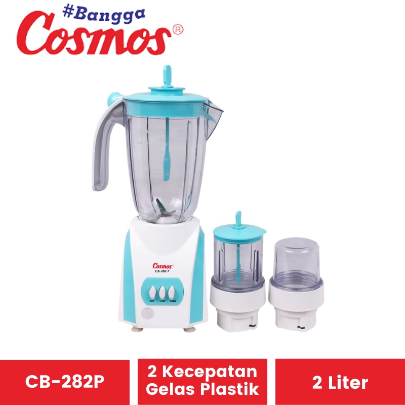 Blender Cosmos CB-282P 2 Liter/ Pelumat Juicer CB282P 282 Kapasitas  2 L