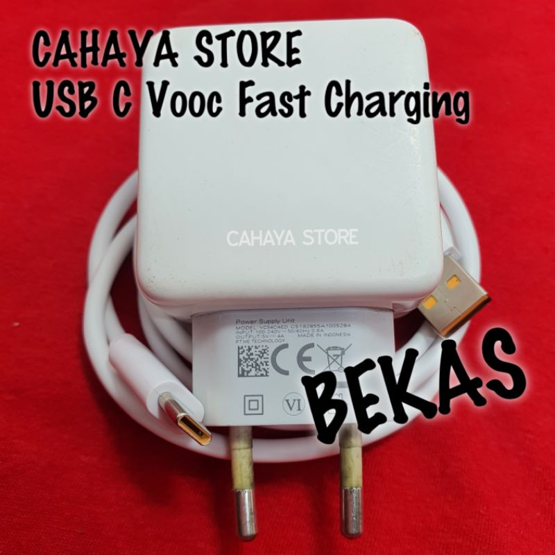 Batok Charger Vooc Realme Bekas Cocok Untuk Semua 20W 4A TYPE C Handphone yang sudah Di Lengkapi Teh