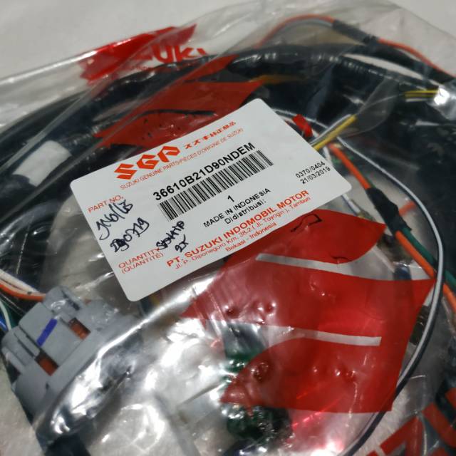 Kabel Body Satria 2tak Lumba 36610B21D90NDEM | 36610-21D90-001 Satria 2tak HIU Original Suzuki SGP