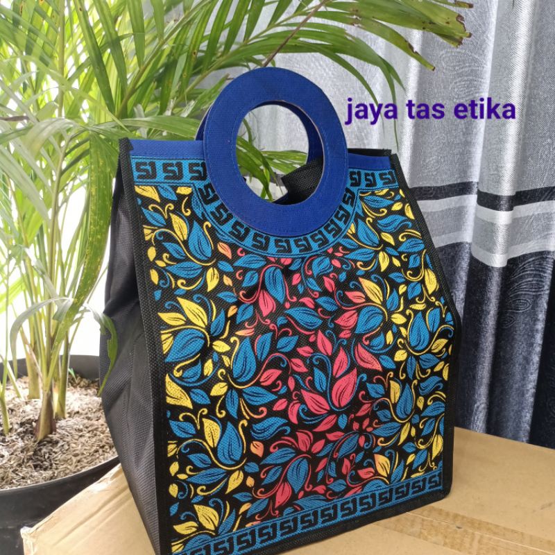 tas hajatan batik mewah elegan harga per lusin isi 12 psc