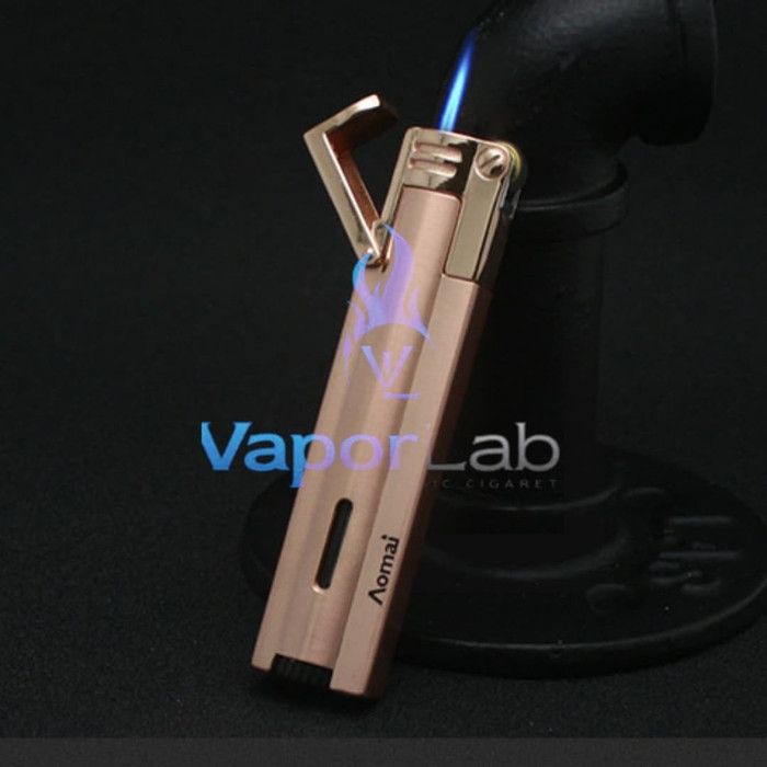 mancis korek api bara las bisa isi ulang AOMAI torch lighter AM7101 - 95110-hitam