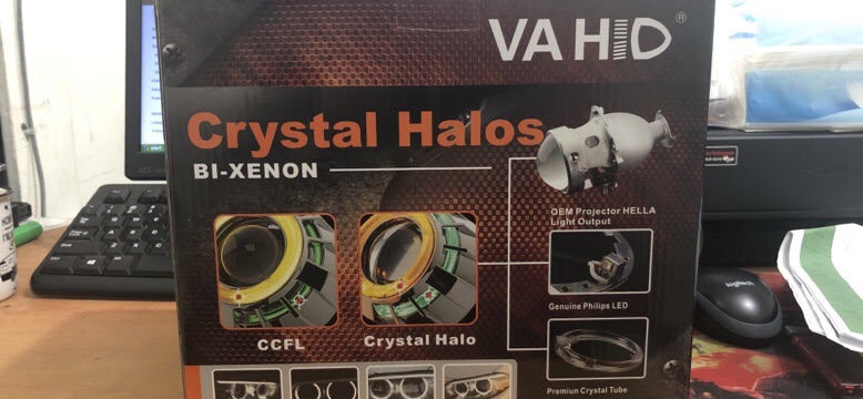 HID Projector RGB Crystal Halos Bi-Xenon CH10s WRGB SUPER 100 Mode R081