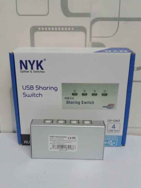 Auto Switch Printer USB 4-Port USB 2.0 Sharing Switch 4-Port