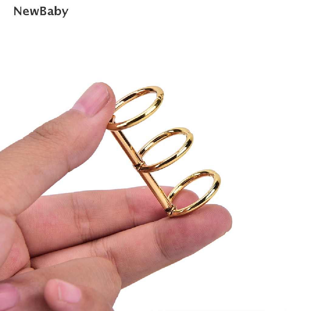 Newbaby 1pc Ring Binder Loose Leaf Bahan Metal