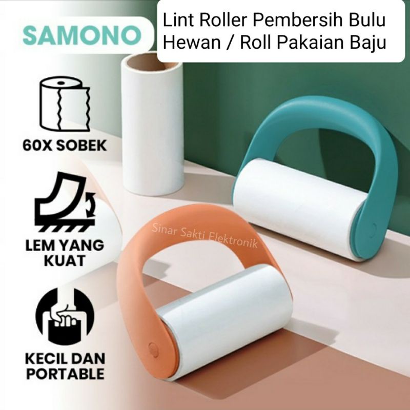 Lint Roller Pembersih Bulu Kucing Anjing Roll Pakaian Baju Bulu Hewan Sticky Roller