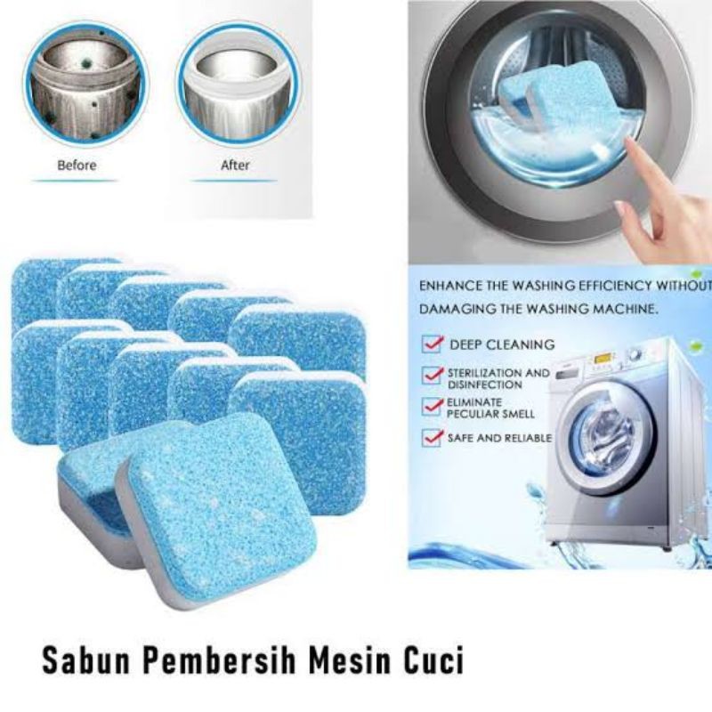 Tablet Pembersih Mesin Cuci Deep Cleaning Washing Machine Cleaner