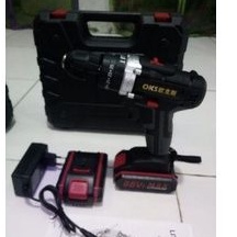 Mesin Bor OKS Elektrik Drill 10mm 88V Set Reversible Mesin Bor Tangan Listrik