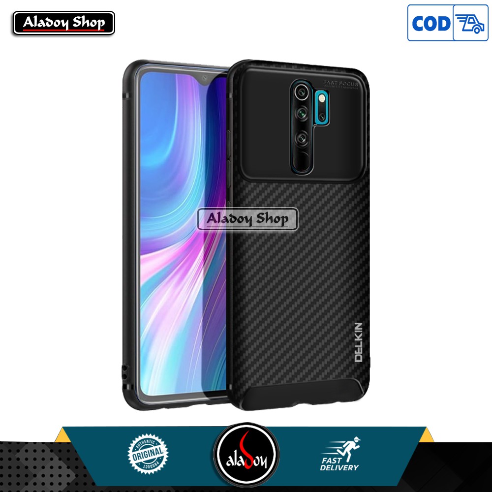 Case XIAOMI REDMI NOTE 8 PRO Autofocus Carbon Combine Premium Softcase