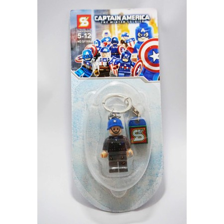 Gantungan Kunci Lego Captain America The Winter Soldier-04 [SY]