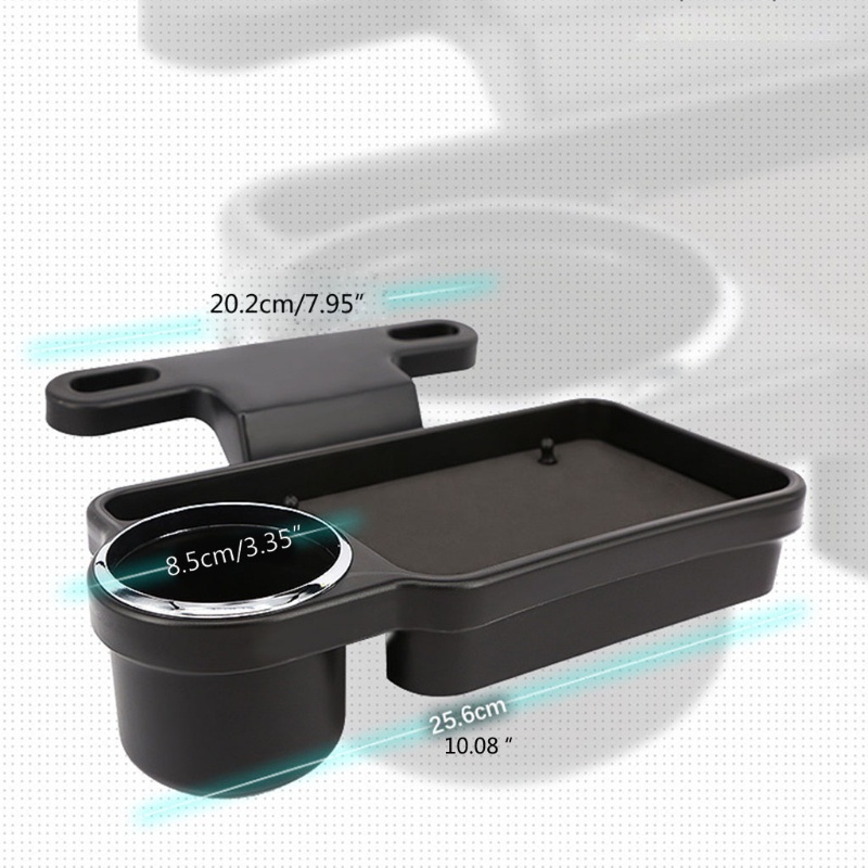 Gro Foldable Headrest Tray Auto Headrest Drink Holder Stand Organizer