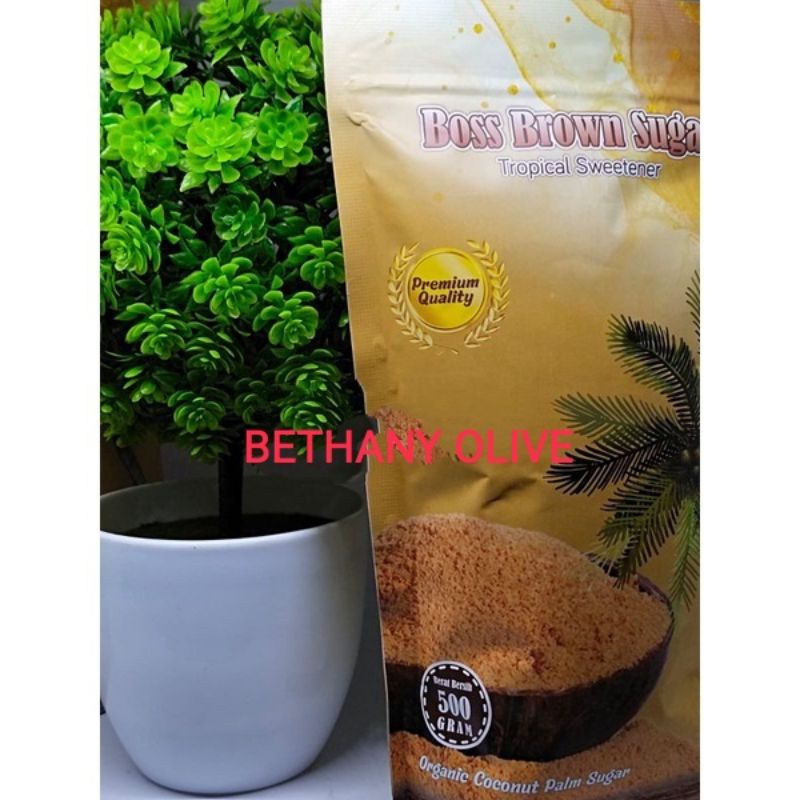 

BOss brown sugar tropical sweetner organic coconut,palm sugar premium quality,500 gr
