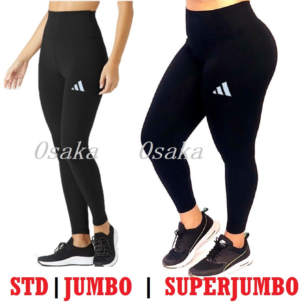 Legging Highwaist Tampak Lebih Langsing Size S sampai JUMBO Celana Leging High waist Wanita Lejing BIG SIZE HIGH QUALITY Legging senam zumba lari olahraga Sport