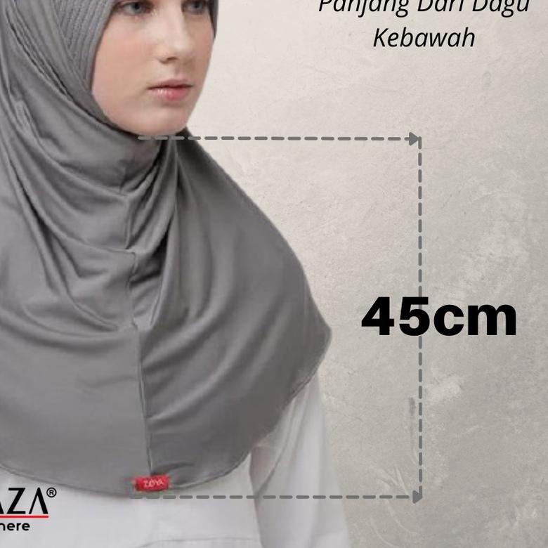 ♩ ZOYA Bergo Marsha HL Casual dan HB Casual ♀