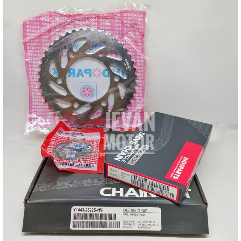 [JEVAN MOTOR] Indopart Gear Set Vixion New / Gear Set New Vixion / Y1443-2822S-NVI