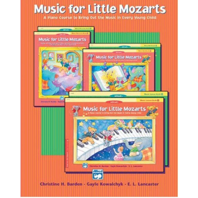 Buku Music for Little Mozart available lesson book, workbook, recital book, discovery book