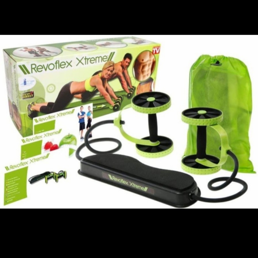 Revoflex xtreme alat olahraga home gym fitness rumah yoga pilates push