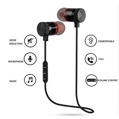 Headset Magnet Bluetooth - Handsfree Sports