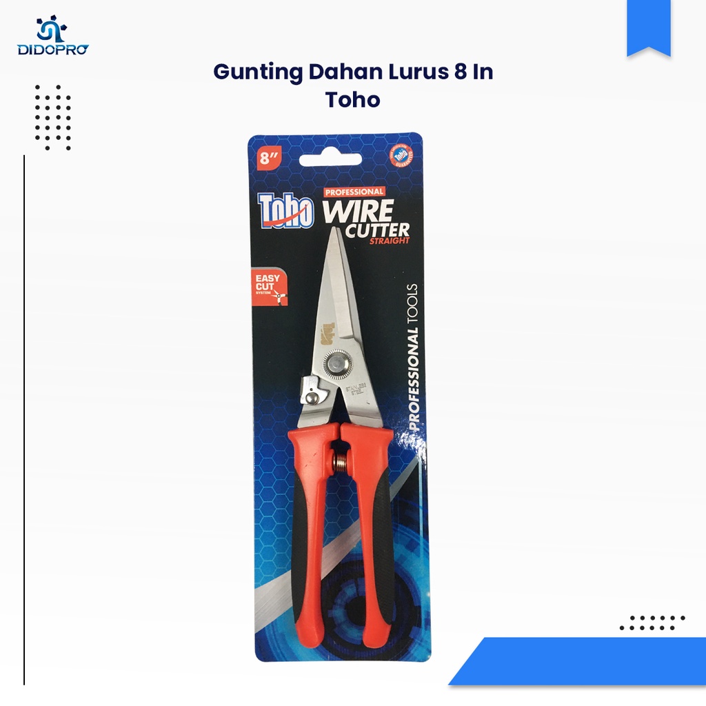 Gunting Seng Toho Lurus 8&quot; ORI | Gunting Kawat | juga Gunting Dahan Cutter | Material Mart