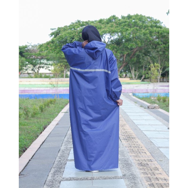 RAINCOAT/JAS HUJAN WANITA SHAR'I/ GAMIS,ANTI REMBES MOCCA