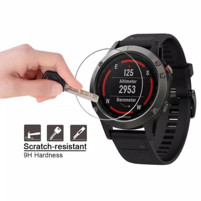 Tempered glass Garmin Fenix 5S anti gores screen guard kaca