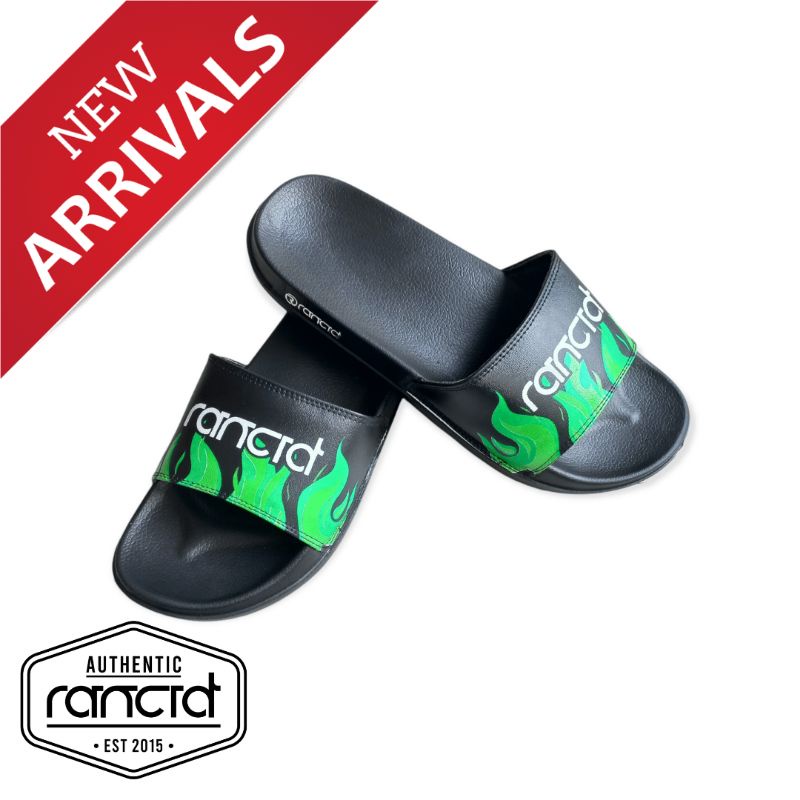 RANCID sandal selop slide slip on fire