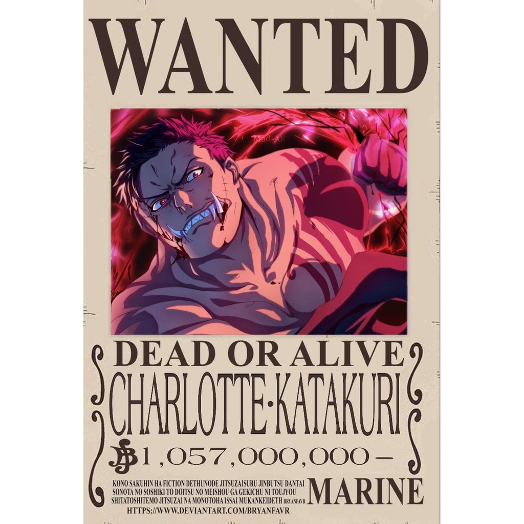 Sticker Poster Bounty One Piece Mugiwara Crew Vintage by Okashi Store-4