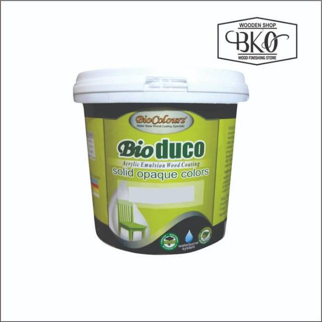 bio colour bio duco  white biovarnish cat  kayu  duco  putih 