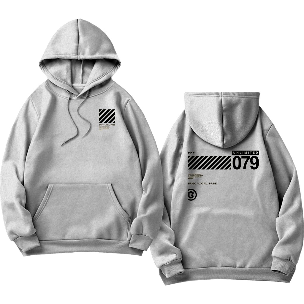 BRIGO Jumper Hoodie unlimited II Sweater Hoodie BRIGO unlimited Sablon DTF Fleece Cotton II SIZE M-XXL (Pria &amp; Wanita) Free stiker&amp;Gantungan Kunci