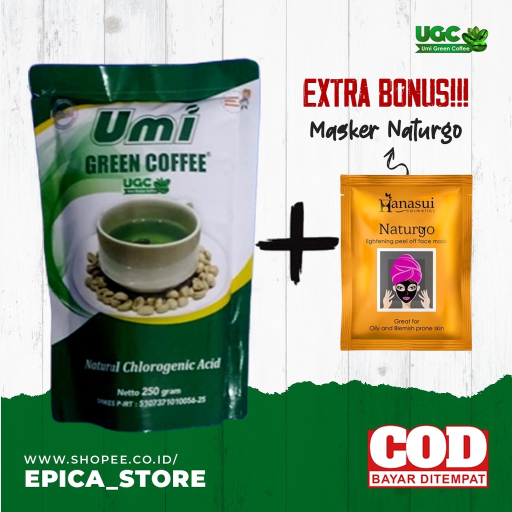 UMI GREEN COFFEE  UGC ORIGINAL100% DISTRIBUTOR RESMI PELANGSING KESEHATAN SUPPLEMEN DIET HERBAL