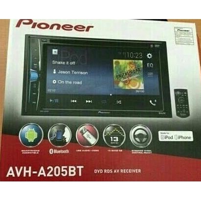 doubledin pioneer AVH-A205BT/ pioneer AVH-A 205 BT garansi resmi top