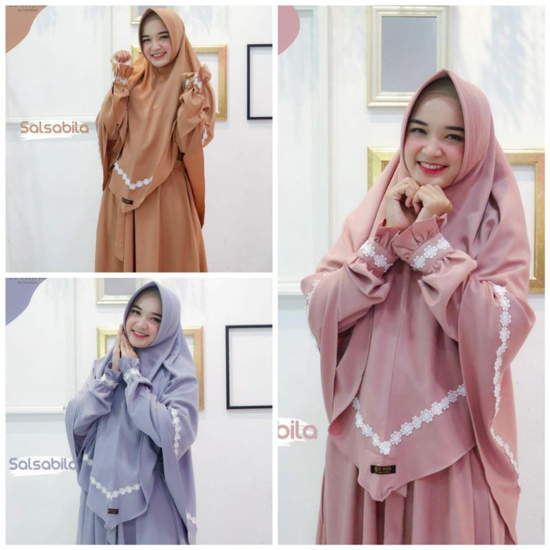 gamis set Salsabila by ss hijab