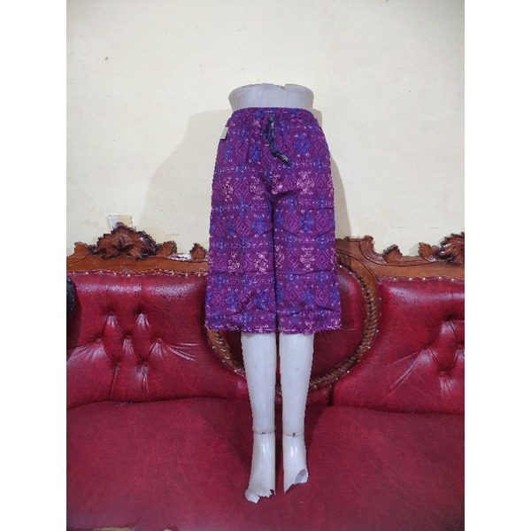 Celana Kulot Batik Dan Bunga / Pendek 7/8 Dewasa Fit to L s/d XL Bahan Katun Stretch-Motif 29