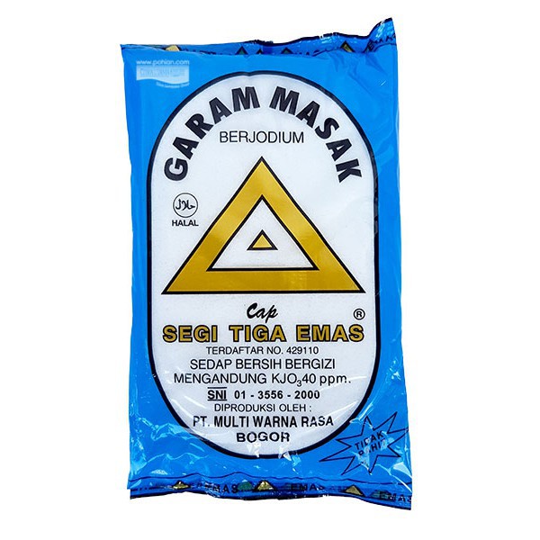 

Garam Cap Segitiga Emas 250gram