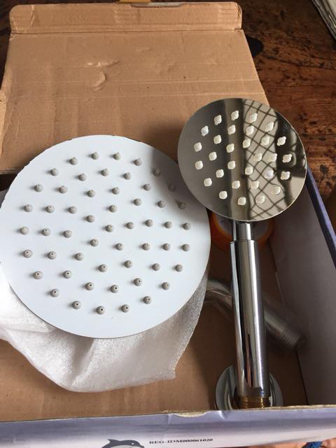 Wall Shower Tanam Bulat Stainless 6in 15cm Promo