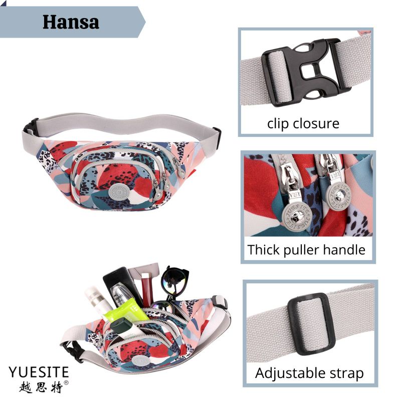 Tas pinggang wanita yuesite hansa original waistbag cyutebags