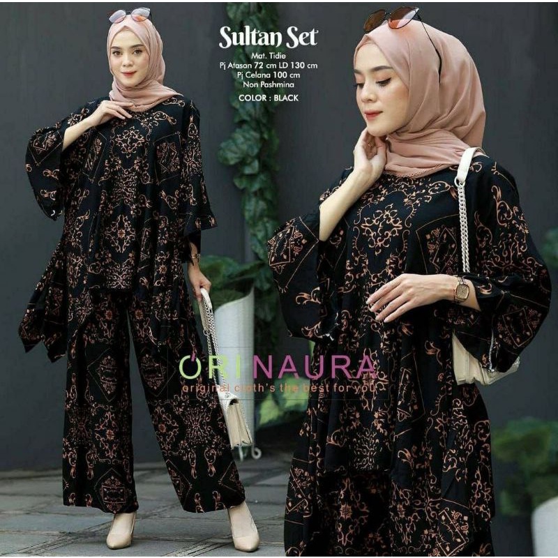 SETELAN SULTAN // SETELAN WAKA WAKA VIRAL// ORI - COD // RAYON PREMIUM
