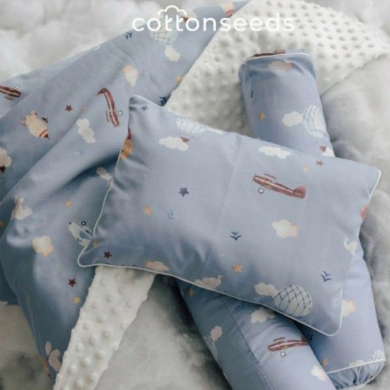 COTTONSEEDS Comfy Blanket Selimut Bayi Velboa Lembut Baby Blanket