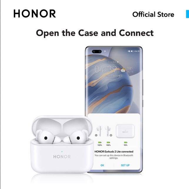 HONOR Earbuds 2 Lite TWS Wireless Bluetooth Earphone 5.2 Touch Control