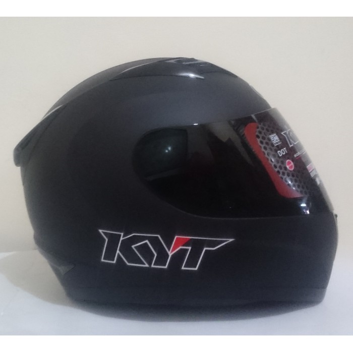 HELM KYT R10 SOLID BLACK DOFF