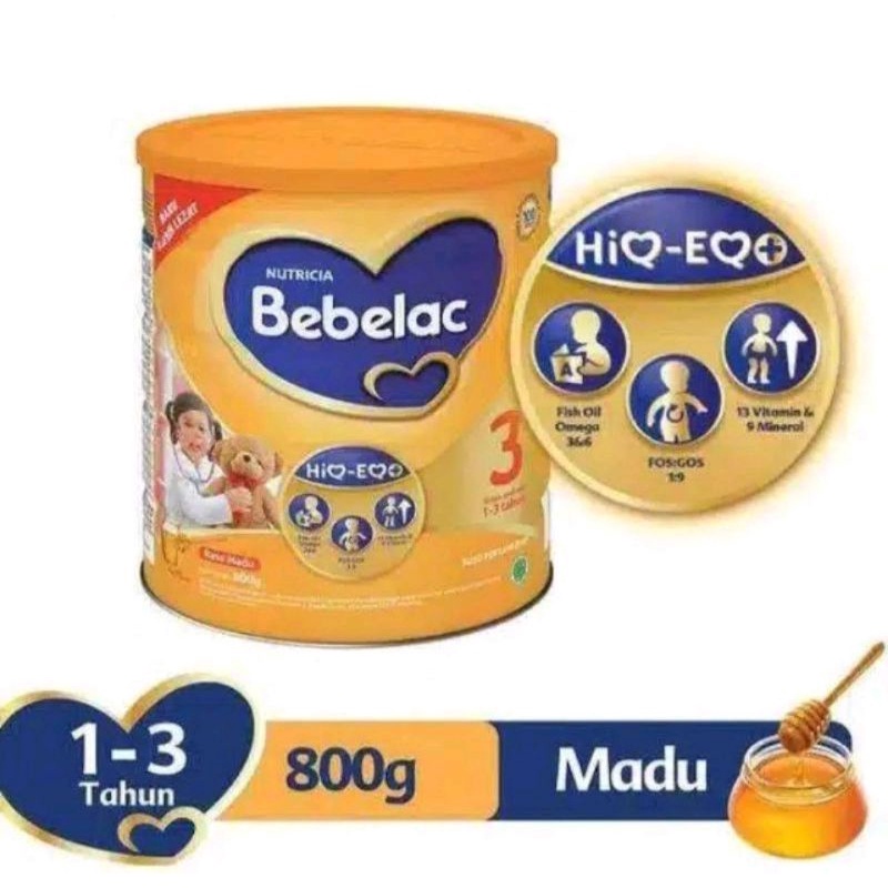 SUSU BEBELOVE 1 2 BEBELAC 3 4 MADU VANILA 800 gr