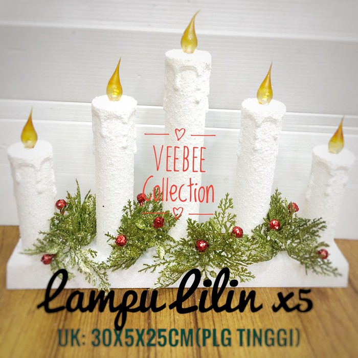 Lilin lampux5/lilin lampu/lampu lilin/lilin