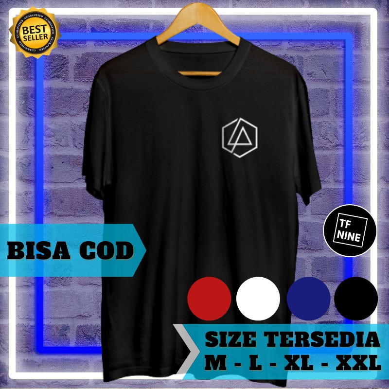 Baju Kaos Distro Pria Original Bandung Murah Logo Linkin Park Pakaian Atasan Pria