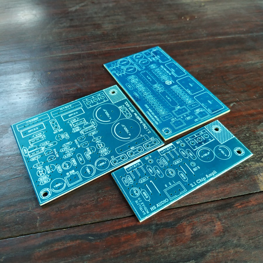PCB 2.1 stereo + subwoofer