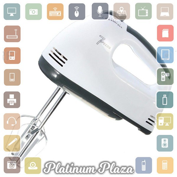 Mixer Tangan 7 Kecepatan 100W - CX-6610 - White`7KJE2J-