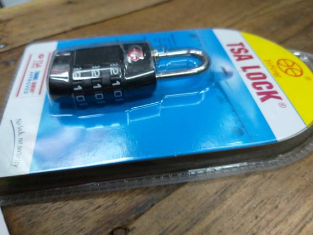 Gembok koper kunci nomor TSA LOCK