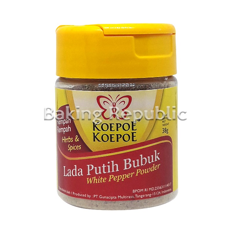 

KOEPOE KOEPOE LADA PUTIH BUBUK | 38 GR | WHITE PEPPER POWDER